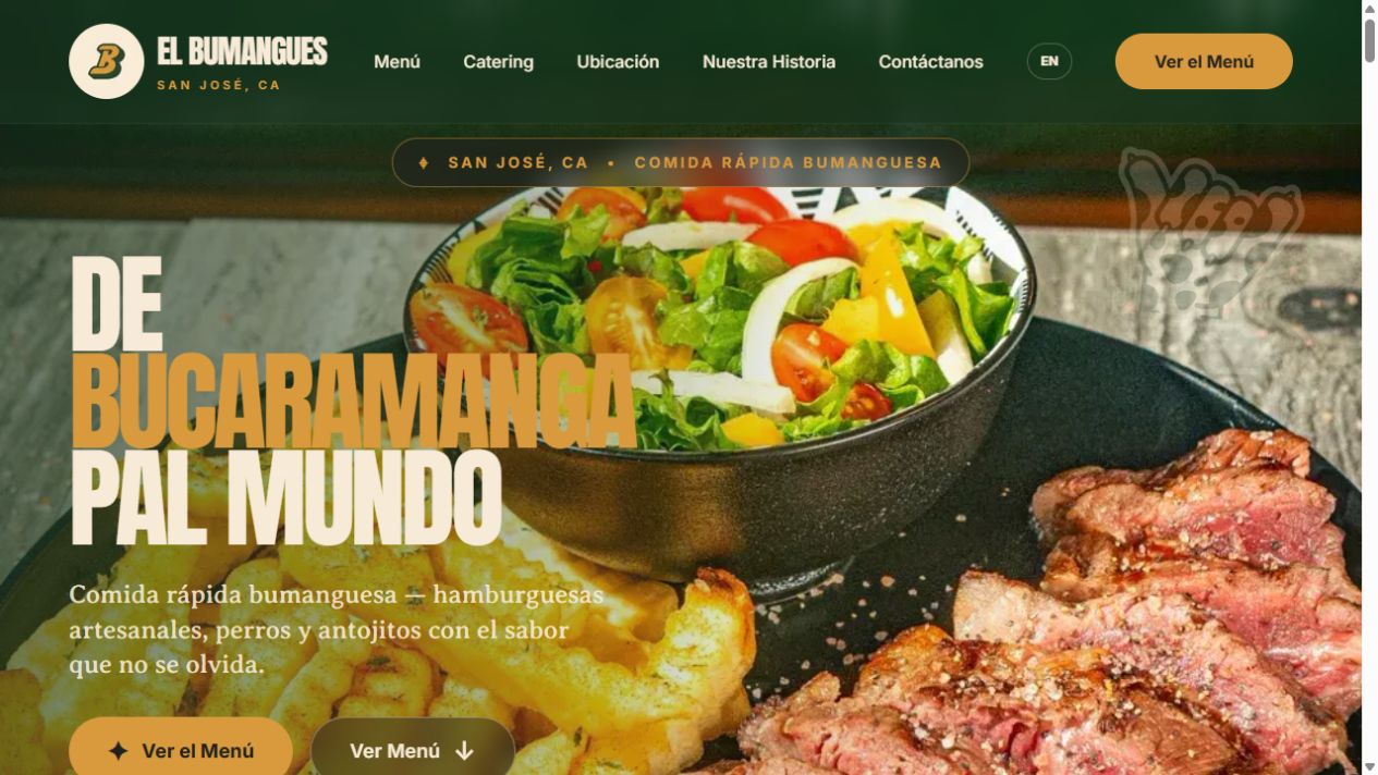 El Bumangues website
